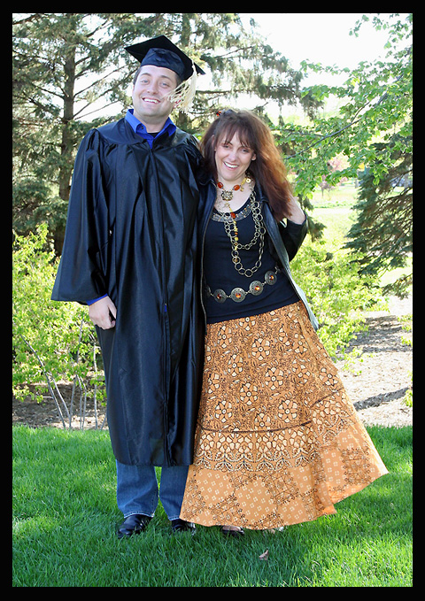 My son Bryan on graduation day